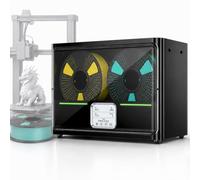 AMQYDT Secador De Filamento para Impresora 3D, Caja Secadora De Filamento con Capacidad para 4 Bobinas, Control Automático De Humedad, Temperatura Ajustable De 35 °c A 70 °c, Circulación De Aire