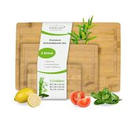 AMRAMI Tabla de cortar de madera, madera de olivo, elegante, tabla para servir, tabla de queso, antibacteriana y resistente, aprox. 35-44 cm de largo, 15-24 cm de ancho