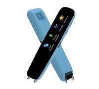 AMRTTWY Traductor de Voz, Bolígrafo Traductor Sin Conexión For Profesores Y Estudiantes, Diccionario De Inglés, Punto De Escaneo Inteligente, Lectura De 123 Idiomas.(Blue)