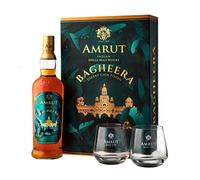 Amrut BAGHEERA Indian Single Malt Whisky Sherry Cask Finish 46% Vol. 0,7l in Giftbox with 2 glasses