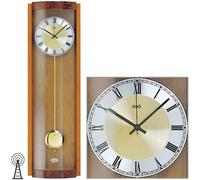 AMS 5087/9 Relojes de Péndulo Relojes Radiocontrolados Relojes de Pared Clásicos Relojes Regulador Cerezo