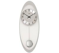 AMS Reloj de Pared Moderno con Mecanismo de Cuarzo, Funciona con Pilas, Reloj de Cuarzo 50 cm