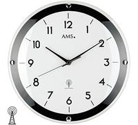 5906 AMS 5 Relojes Radiocontrolados Vidrio reloj de pared