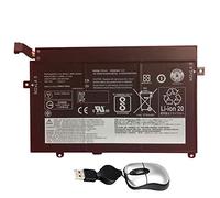 Amsahr 01AV411-05 - Batería de reemplazo para Lenovo 01AV411, ThinkPad E470 (20H1A02YCD), E470 (20H1001QCD) (Incluye Mini ratón óptico) Color Gris