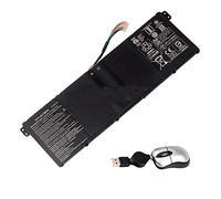 Amsahr AC14B7K-05 - Batería de reemplazo para Acer AC14B7K, Swift 3 SF315-41, Spin 5 SP515-51GN,5 SP515-51GN-80A3 (Incluye Mini ratón óptico) Color Gris