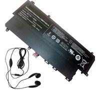 Amsahr AWN4AB-03 - Batería de reemplazo para Samsung AA-PLWN4AB, PBYN4AB, 530U3C-J01, NP530U3C-A01CN, A03CN (Incluye Auricular estéreo) Color Gris
