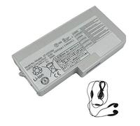 Amsahr CFVZSU56U-03 - Batería de reemplazo para Panasonic CFVZSU56U, CF-F8, CF-VZSU56U (Incluye Auricular estéreo) Color Gris