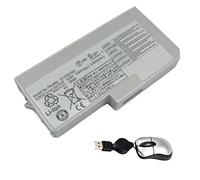 Amsahr CFVZSU56U-05 - Batería de reemplazo para Panasonic CFVZSU56U, CF-F8, CF-VZSU56U (Incluye Mini ratón óptico) Color Gris