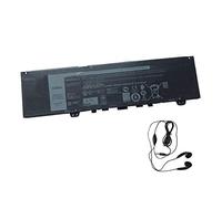 Amsahr F62G0-03 - Batería de reemplazo para DELL F62G0, Vostro 5370, 13-5370-D1505S, 13-5370-D1745G, 13-5370-D1745S (Incluye Auricular estéreo) Color Gris