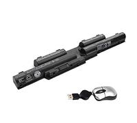 Amsahr FPB0318S-05 - Batería de reemplazo para Fujitsu FPB0318S, FMVNBPXXX, FPB0318S, FPCBPXXX (Incluye Mini ratón óptico) Color Gris