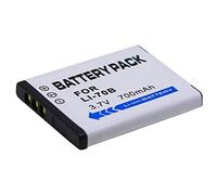 Amsahr Grade A de Celdas de batería (1000 mAh, 3.7 V) para Olympus LI-70B Gris
