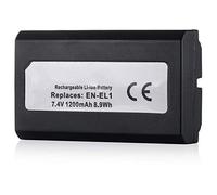 Amsahr Grade A de Celdas de Bateria Recargable (900 mAh, 7,4 V) para Nikon Gris