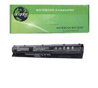 Amsahr KI04-05 - Batería de reemplazo para HP KI04, 15-ab291tx, 15-ak029tx (T0Y66PA), 15-ab297tx, 15-ab072TX (Incluye Mini ratón óptico) Color Gris