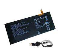 Amsahr L16D3P31-05 - Batería de reemplazo para Lenovo L16D3P31, 1ICP3/84/96-3 Series (Incluye Mini ratón óptico) Color Gris