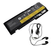 Amsahr LENT420S-03 - Batería de reemplazo para IBM/Lenovo T420s, 0A36287, 42T4844, 42T4845 (Incluye Auricular estéreo) Color Gris