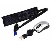 Amsahr MCFP12-05 - Batería de reemplazo para HP MCFP12, 750452-001 (Incluye Mini ratón óptico) Color Gris