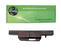 Amsahr N650BAT-6-03 - Batería de reemplazo para Clevo N650BAT-6, 6-87-N650S-4UF1, 6-87-N650S Series (Incluye Auricular estéreo) Color Gris