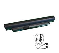 Amsahr PABAS238-03 - Batería de reemplazo para Panasonic PABAS238 AC100, PA3826U1BRS, PA3836U-1BRS, PABAS238 (Incluye Auricular estéreo) Color Gris