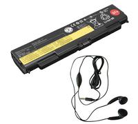 Amsahr T440P-03 - Batería de reemplazo para Lenovo Thinkpad T440p, Thinkpad T540P, 45N1160, 45N1161 (Incluye Auricular estéreo) Color Gris