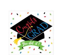 AMSCAN 100% HECHO NAPKINS PARTA X 6 1/2 """" Paquete de 125