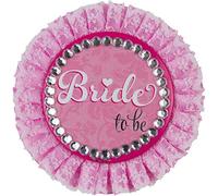 amscan 10022681 Insignia de despedida de soltera para novia - 1 unidad