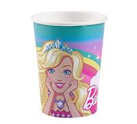 amscan 11012121 Barbie Dreamtopia - Vasos de papel (250 ml-8 unidades), 8 unidades (paquete de 1)