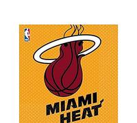 Amscan 203654 Miami Heat Basketball - Servilletas de almuerzo