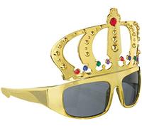 Amscan Gold Tinted Fun Shades Party Accessory-1 Pc. Accesorio de Fiesta de Tonos Dorados, 1 Unidad, Multicolor, Talla única Men's