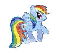 Amscan 2646701 - Globo de aluminio Super Shape My Little Pony, tamaño 71 x 68 cm, volumen 40 litros, globo de helio