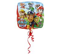 Amscan 3017901 - Globo foil estándar Paw Patrol, diámetro aprox. 43 cm, globo de helio, cumpleaños, decoración
