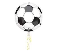 Amscan 3068501 - Globo de fútbol Orbz, aprox. 38 x 40 cm, cumpleaños, mundial, fiesta temática, globo de helio