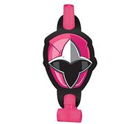 Amscan 331723 Power Rangers Ninja Steel™ Soples, 8 piezas, recuerdo de fiesta