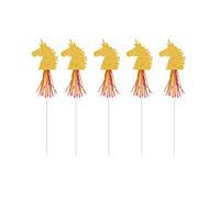 Amscan 341929 - Varitas mágicas de Unicornio para Fiesta de cumpleaños para niños, Paquete de 6