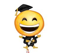 Amscan 3494501 - Globo de Aluminio con Forma de Emoticon, 61 x 85 cm