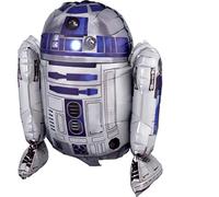 Amscan 3819101 - Globo de plástico con diseño de Star Wars R2-D2, multicolor , color/modelo surtido