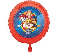 amscan 3910801 Globos de lámina de canina roja, 1 unidad, SC: Paw Patrol 2018, pequeño
