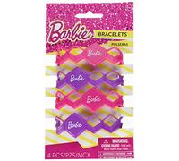 Amscan 396205 - 55 - Barbie Sparkle Rosa Pulseras de goma