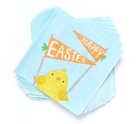 amscan 502273 amscan - Servilletas para bebidas, diseño de pollito de Pascua, 16 unidades