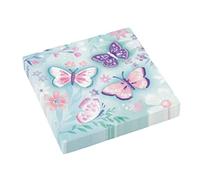Amscan 512712 Flutter Servilletas de almuerzo, 16,5 x 16,5 cm, multicolor