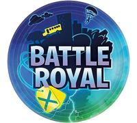 amscan 552412-66 Battle Royal - Juego de 8 platos redondos de papel (23 cm), diseño de Battle Royal