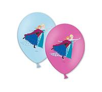 Amscan 999235 - 6 globos látex Frozen, diámetro 27,5 cm, decoración, globo, princesas, cumpleaños, fiesta temática