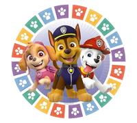 amscan 8 Plates Paw Patrol 2022 Round Paper 18 cm, Papel, Multicolor, Talla única