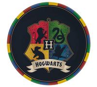amscan 8 Platos de Cartón Hogwarts Harry Potter 23 cm, multicolor