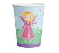 amscan 8 vasos de cartón Princesa 250 ml