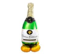amscan 8312011 - Airloonz: Globo de botella de champán burbujeante