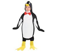amscan 84715-55 - Disfraz de pingüino con capucha para niños de 4 a 6 años