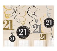 Amscan 9900566 - Pack de decoración para 21 cumpleaños