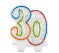 Amscan 9900810 7,5 cm Milestone 30º cumpleaños Vela