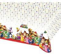 Amscan - 9901539 - Mantel - plástico Nintendo Super Mario, 120 x 180 cm , color/modelo surtido