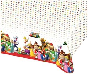 Amscan - 9901539 - Mantel - plástico Nintendo Super Mario, 120 x 180 cm , color/modelo surtido